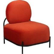 Loungefauteuil Oranje - Zithoogte 40cm - Polly