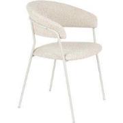 Eetkamerstoel Beige/Off White - Zeri - Set van 2