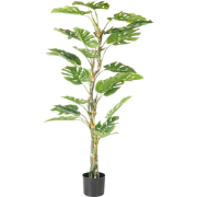 MONSTERA - Kunstplant - Groen - 165 cm - Kunststof