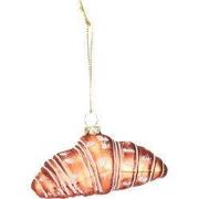 Ornament Xmas Hanger Croissant -  Glass - 9,5x5x4,5cm