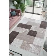 Jaden Modern Bruin vloerkleed - Laagpolig - 80 X 300 CM