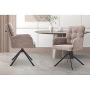 Stoel 'Granada' Draaibaar tot 0 Stof Davis Bliss 75-18 Zand - 62 x  x ...