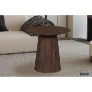 Salontafel 'Miguel' 50 cm Rond Mango hout Donkerbruin - 50 x  x 50 - M...