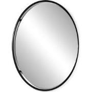 Spinder Design spiegel Orbis L - Zwart - Ø 120