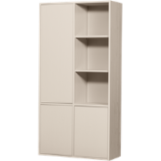 WOOOD Merel opbergkast - Grenen - Dust - 100x200x44