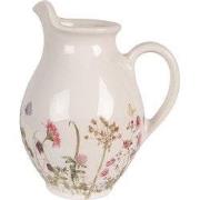 Clayre & Eef Decoratie Kan 16x12x19 cm Beige Keramiek