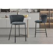 Tellerstoel 'Arthur' Stof Ote Belfast 39 Donkergrijs - 505 x  x 41,5 -...