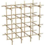 PTMD - Wijnrek Gordo - Goud - 40x24x40cm