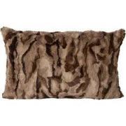 PTMD - Sierkussen Clarisse - Bruin - 60x10x40cm