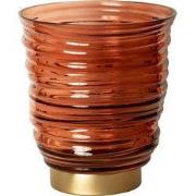 PTMD - Windlicht Lane - Bruin - 16x16x17cm