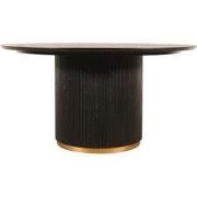 PTMD - Eetkamertafel Xelle - Bruin - 150x150x77cm