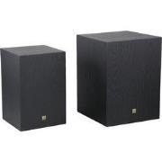 PTMD - Bloemenzuil Gustavo - Zwart - 30x30x40cm - Set van 2