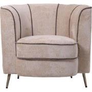 PTMD - Fauteuil John - Beige - 84x76x76cm