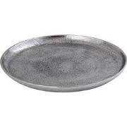 PTMD - Schaal Afta - Zilver - 39x39x3cm