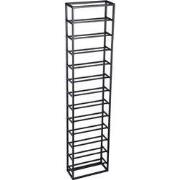 PTMD - Wijnrek Kentyn - Zwart - 35x15x155cm