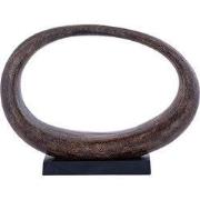 PTMD - Beeld Rhubie - Bruin - 37x9x27cm