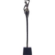 PTMD - Beeld Ciwan - Goud - 10x10x63cm