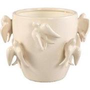 PTMD - Pot Emmelyn - Wit - 26x26x18cm