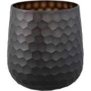 PTMD - Vaas Eboney - Bruin - 21x21x20.5cm