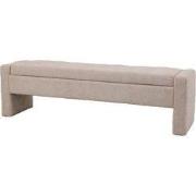 PTMD - Bankje Sidney - Beige - 160x41x45cm