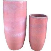 PTMD - Pot Dezzel - Roze - 30x30x70cm - Set van 2