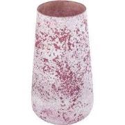 PTMD - Windlicht Marcy - Roze - 16x16x30cm