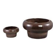 PTMD - Pot Megga - Bruin - 53x53x29cm - Set van 2
