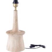 PTMD - Tafellamp Caelin - Beige - 18x18x35cm