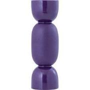 PTMD - Kandelaar Cairy - Paars - 6x6x20cm