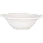 Clayre & Eef Kom 25 ml Wit Keramiek Vlinders