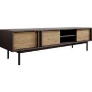 Meubella - Antigo - TV-Meubel - Eiken/Antraciet - 163 cm