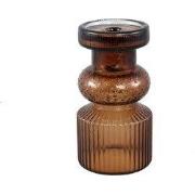 PTMD - Kandelaar Fadri - Bruin - 12x12x22cm