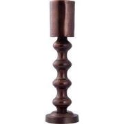 PTMD - Kandelaar Nessa - Bruin - 13x13x45cm
