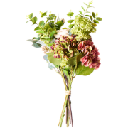 MINDE - Kunstbloemenboeket - Roze - Polyester