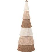 PTMD - Kerstbeeld Kevene - Beige - 17.5x17.5x60cm