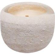 PTMD - Kaars Gabor - Beige - 21x21x16cm