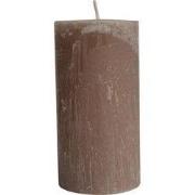 PTMD - Kaars Rustic Outdoor - Beige - 15x15x30cm