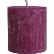 PTMD - Kaars Rustic Outdoor - Paars - 15x15x16cm