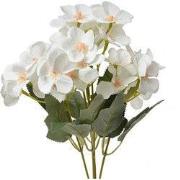 Clayre & Eef Kunstbloem 30 cm Wit Kunststof