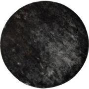 PTMD - Vloerkleed Flavia - Zwart - 350x350x1cm