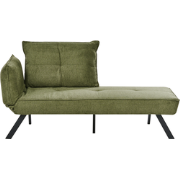 ROCAMADOUR - Chaise longue - Groen - Linkszijdig - Stof