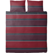 Ten Cate Katoenen Eenpersoons Dekbedovertrek - 140x200/220 - Thor Rood