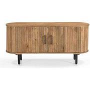 Tv-meubel Naturel - Mangohout - 120cm - Tv-meubel Merel