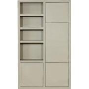 Wandkast Beige Mangohout - 120x45x200cm - Xander