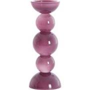 Light & Living - Kaarsenhouder ITINGA - Ø10x26.5 cm - Paars