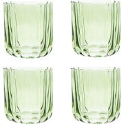 Tumbler Gaia | Set van 4 | whiskeyglas | 35cl | drinkglas | groen
