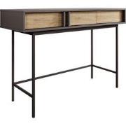 Meubella - Antigo - Kaptafel - Eiken/Antraciet - 123x43x83 cm