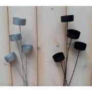 4 stuks - Waxinelichtjehouder hoog vier stuks in verschillende hoogtes