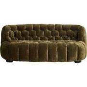 Light&living Bank 200x100x78 cm AMARA velvet olijf groen