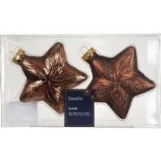 Ster glas L9,8b4h10 cm espresso 2 st